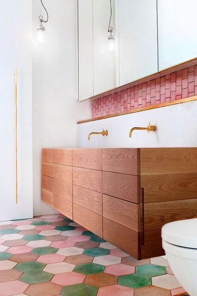 terracotta bathroom tiles