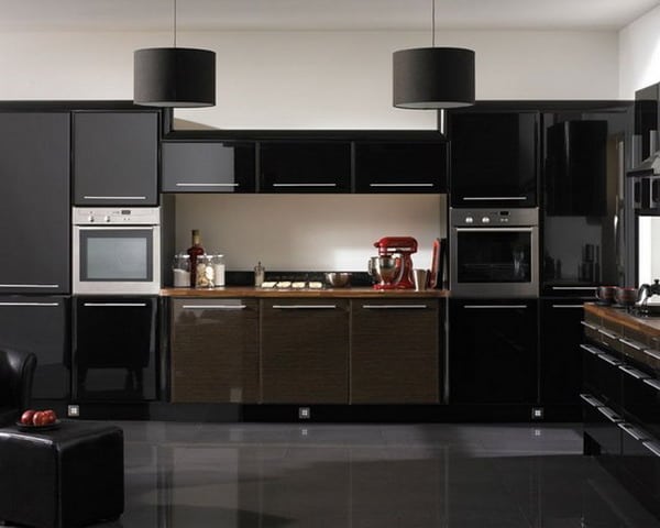 black kitchen cabinets Interior Decor Trends 2019