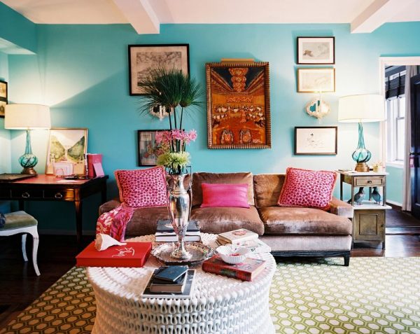 fashionable color in the interior of 2021