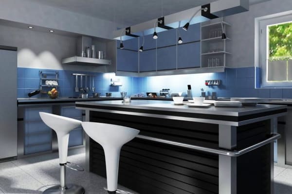 High-tech style interior trends 2020