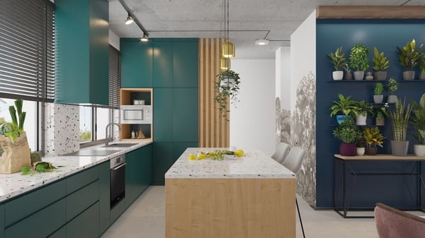 Read more about the article Kitchen design 2021: what colors will be fashionable in the interior of 2021?