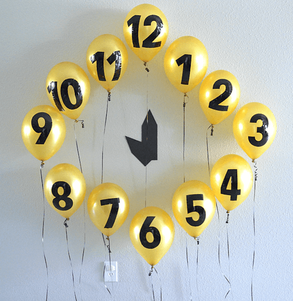 Ideas for DIY New Year's Eve Decorations