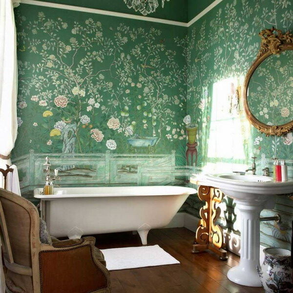 New trends for wallpaper for the bathroom