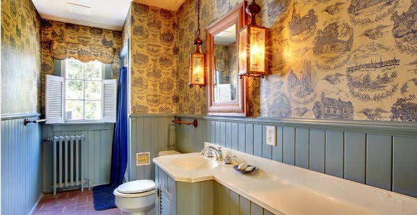 New trends for wallpaper for the bathroom