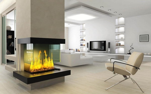 Fireplace design trends 2023