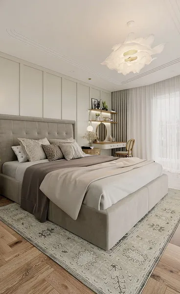 Scandinavian style bedroom