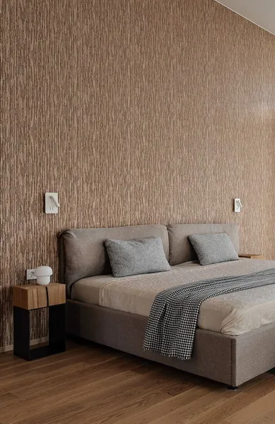 Rustic bedroom interior 2025