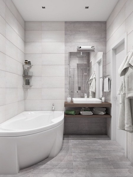 Cozy interior small bathroom design trends 2023