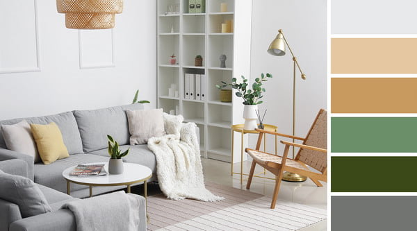 The most popular interior colors in 2025
