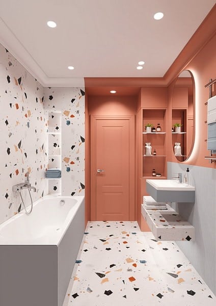 Cozy interior small bathroom design trends 2023